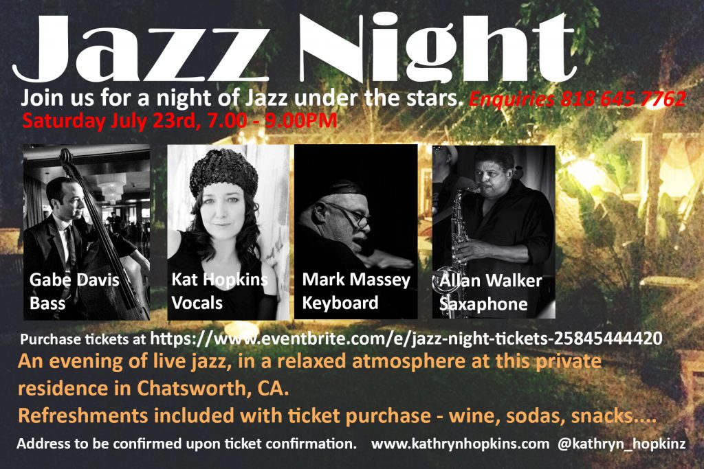 jazz under the stars postcard 2